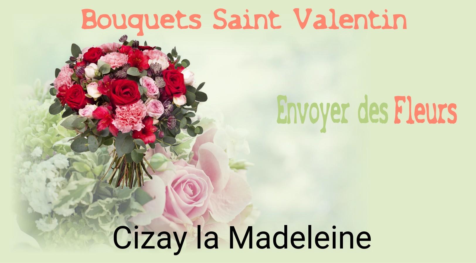 Roses de Saint-Valentin livrées à Cizay-la-Madeleine